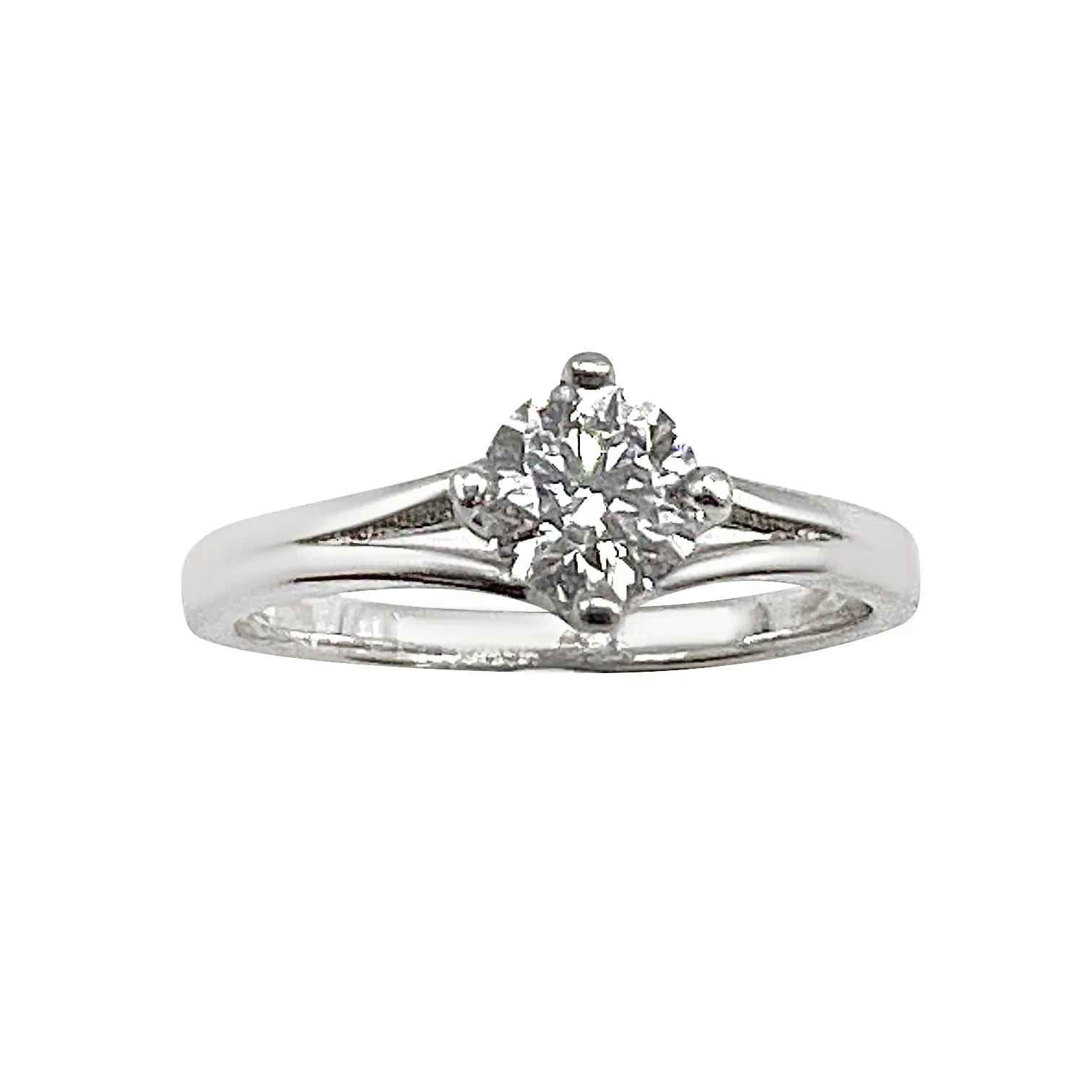 0.50ct Diamond Solitaire Engagement Ring | Pre-Loved | White Gold