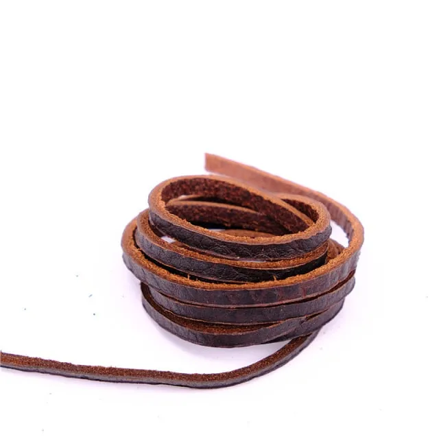 100% Genuine Leather Pendant Necklace - Geometric