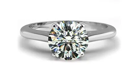 3.00 CARAT ROUND BRILLIANT CUT DIAMOND SOLITAIRE