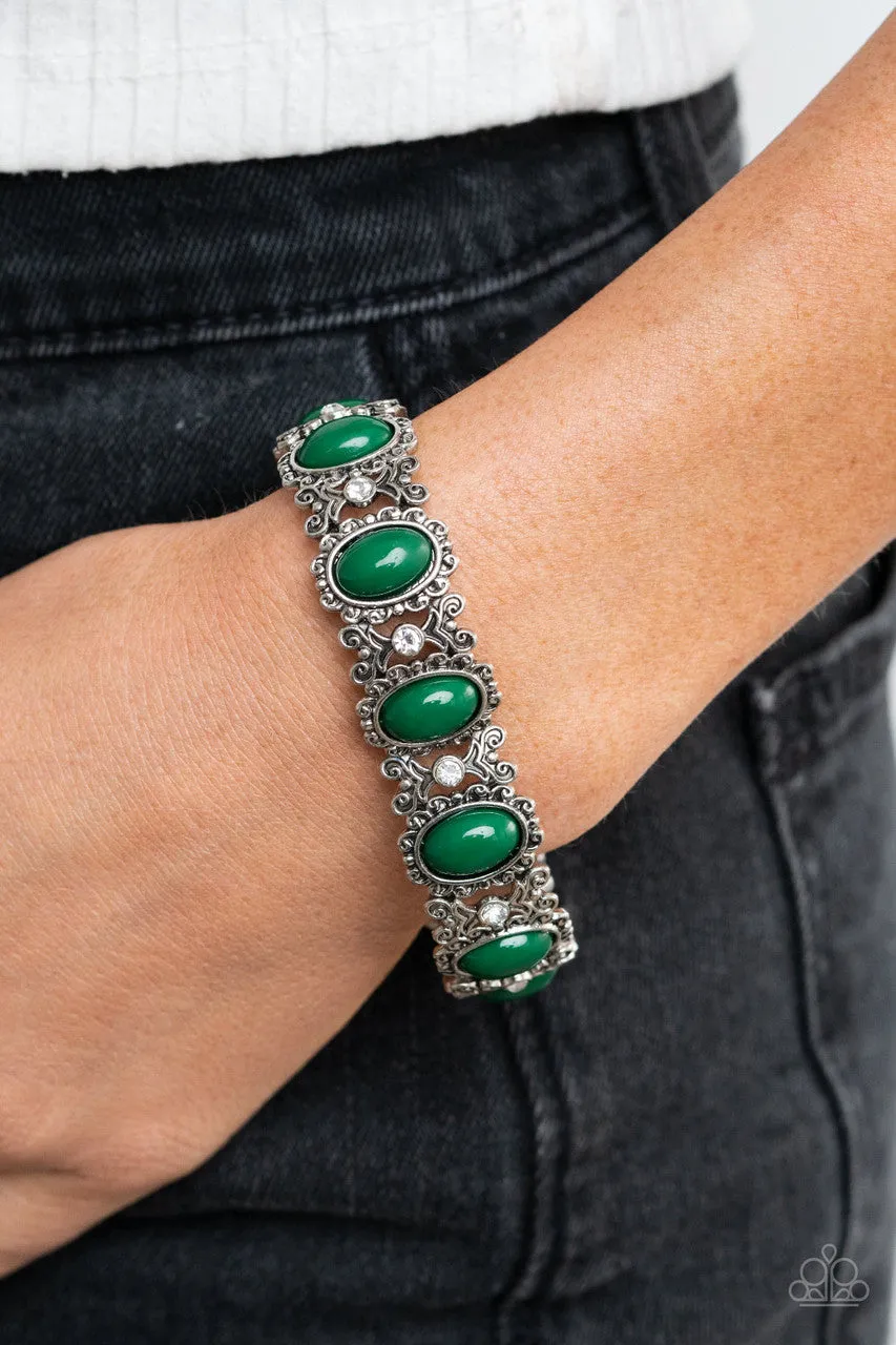 A Piece of Cake Green Paparazzi Bracelet