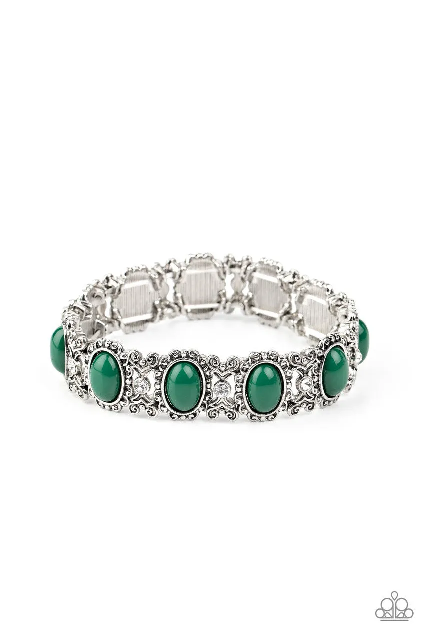 A Piece of Cake Green Paparazzi Bracelet