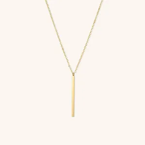 Allison Gold Bar Necklace