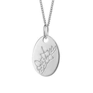 August Gladiolus Birth Blooms Pendant P5122