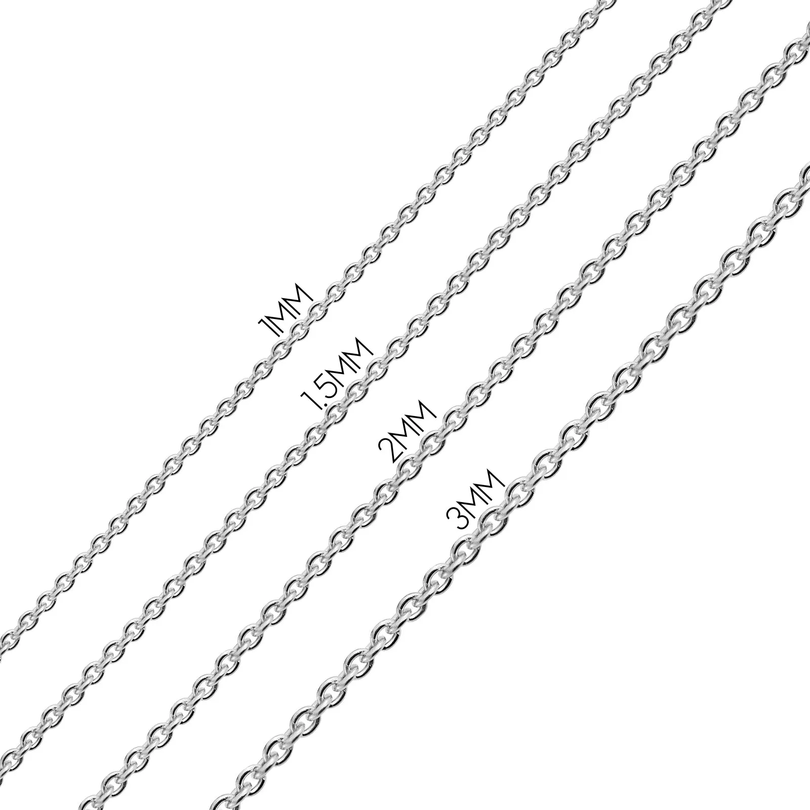 Basic Ultra Thin 1MM Gold Plated Sterling Silver Box Chain Necklace Italy Made