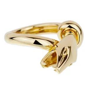 Boucheron Snake Kaa Yellow Gold Ring Sz 5