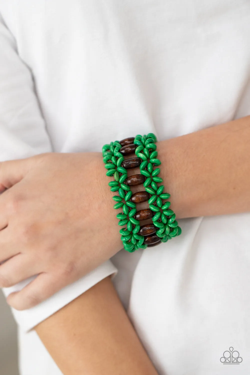 Bracelets Bali Beach Retreat - Green B2014