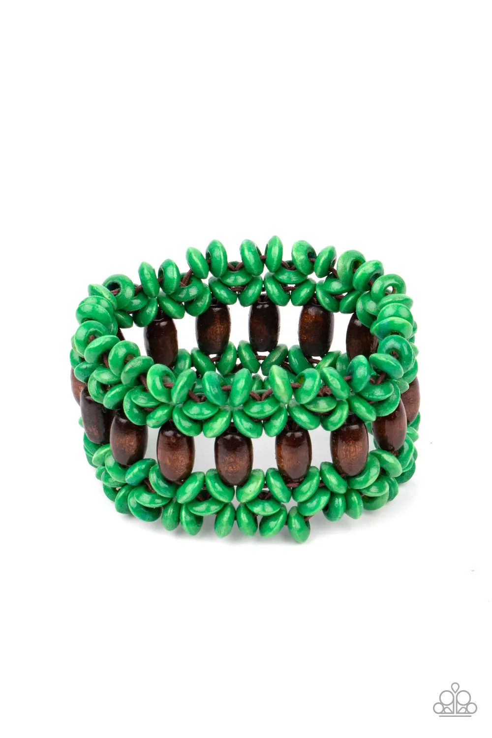 Bracelets Bali Beach Retreat - Green B2014