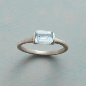 Clear Blue Ring