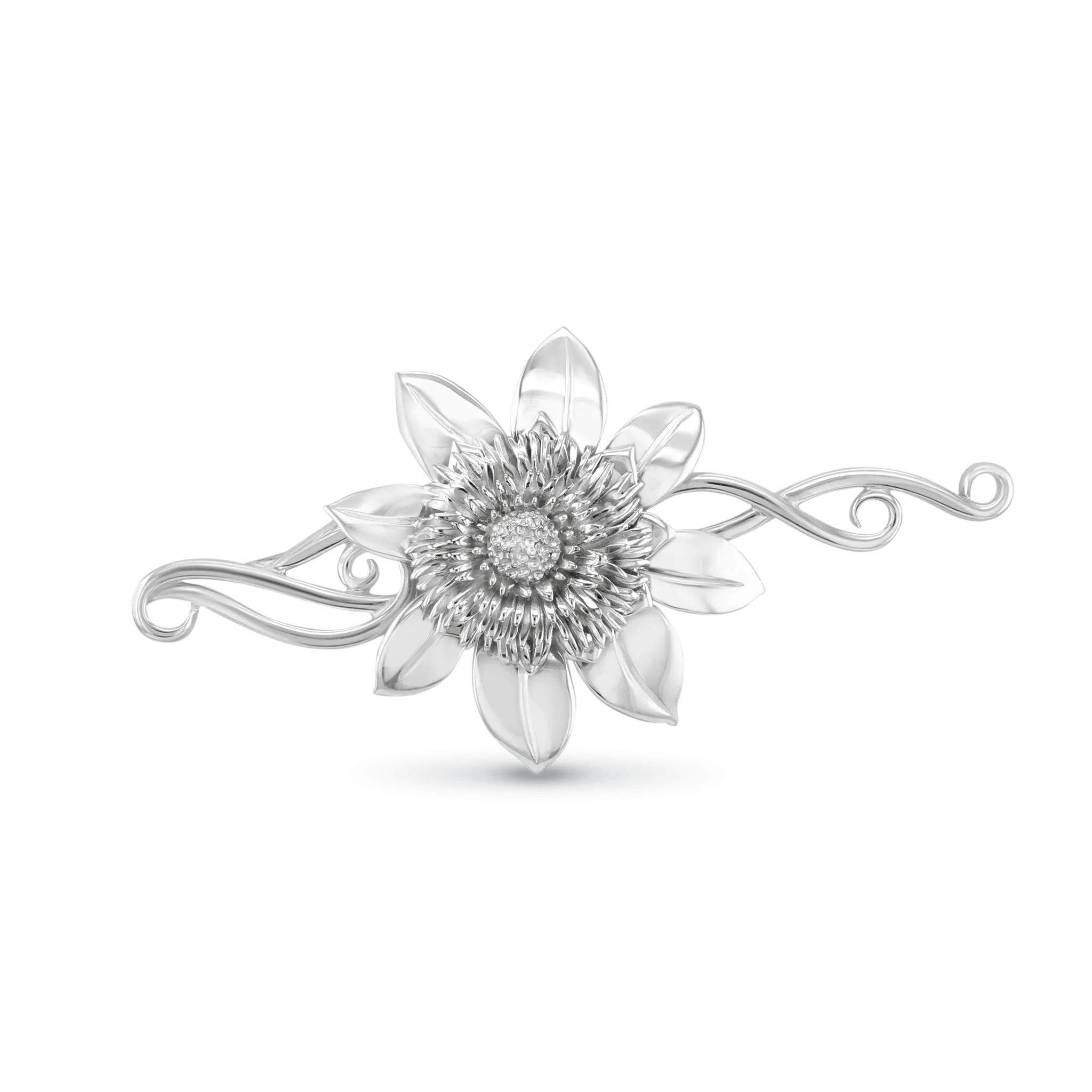 Clematis Empress Brooch