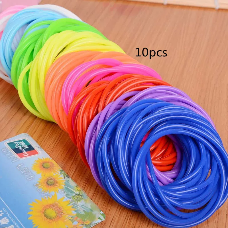 Colorful Silicone Rubber Band Bracelet