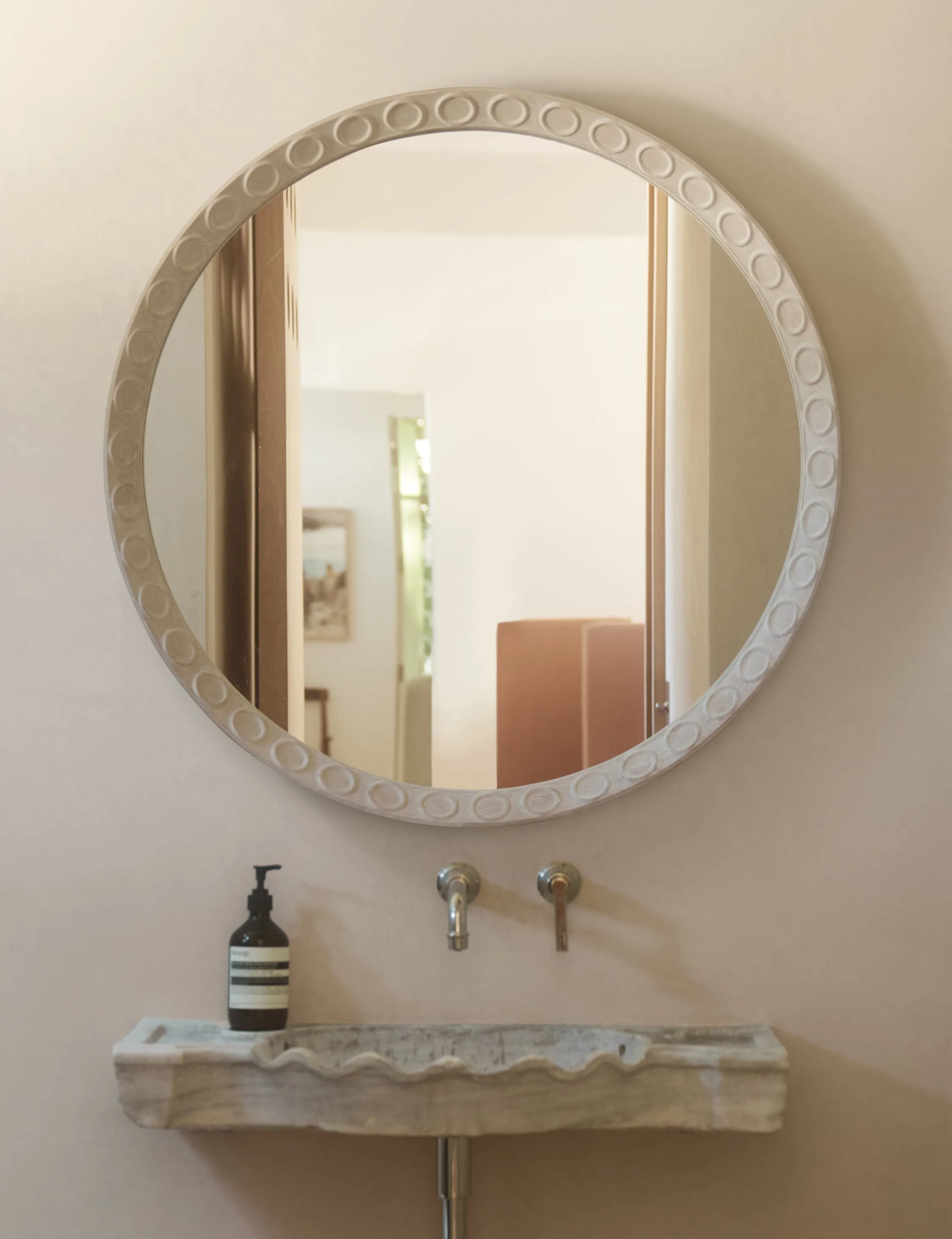 Correa Round Mirror