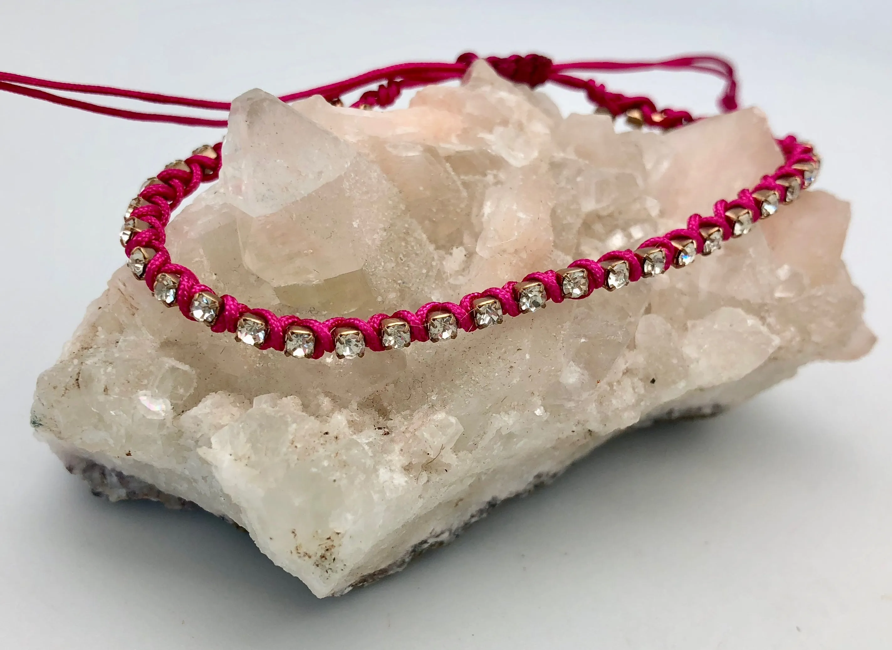 Crystal Chakra Macrame Friendship Bracelet