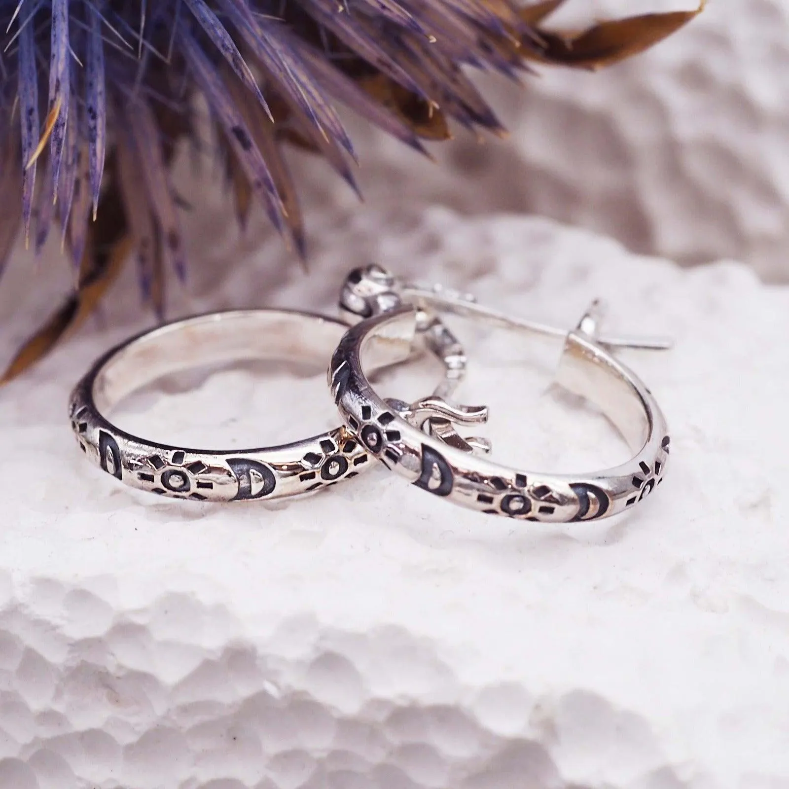 Dainty Luna Hoops