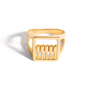 Flat Abacus Ring