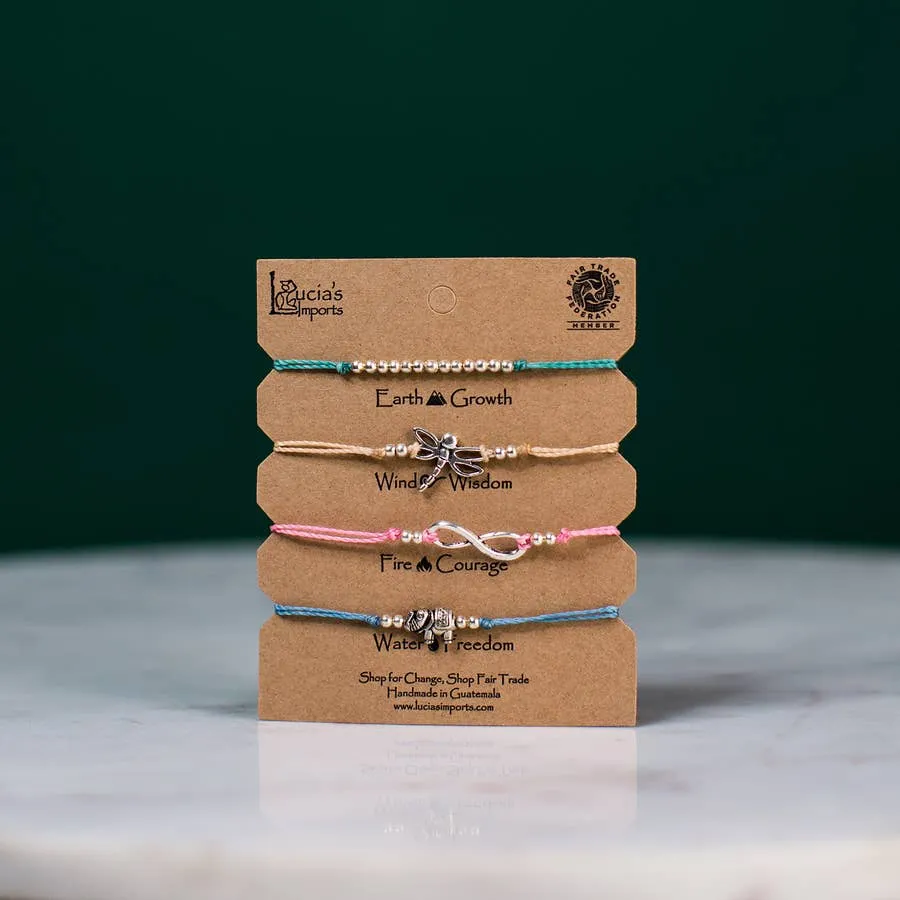 Freedom String Charm Bracelet Set