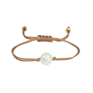 Freshwater Pearl Splash Bracelet in Champagne