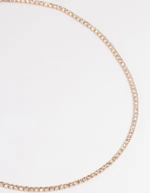 Gold Cupchain Choker