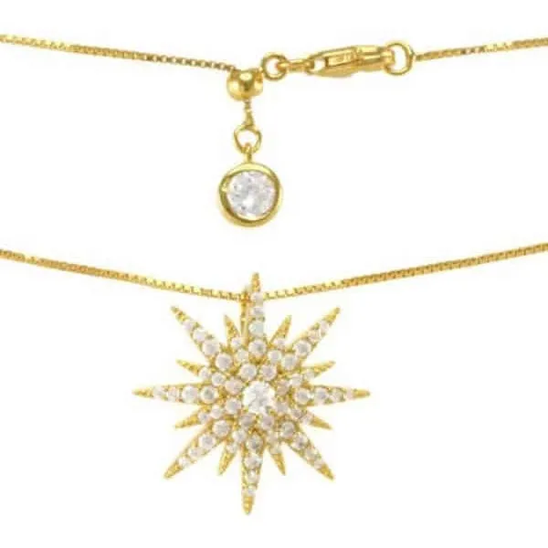 Gold Rock Star Necklace