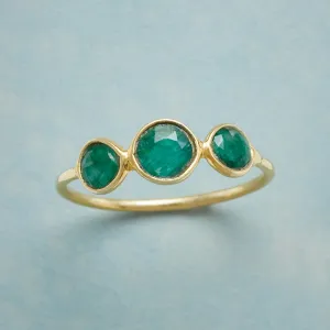 Green Trio Ring