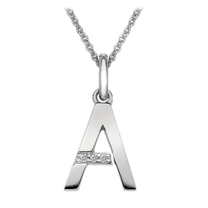 Hot Diamonds Initial Letter Pendants | Sterling Silver