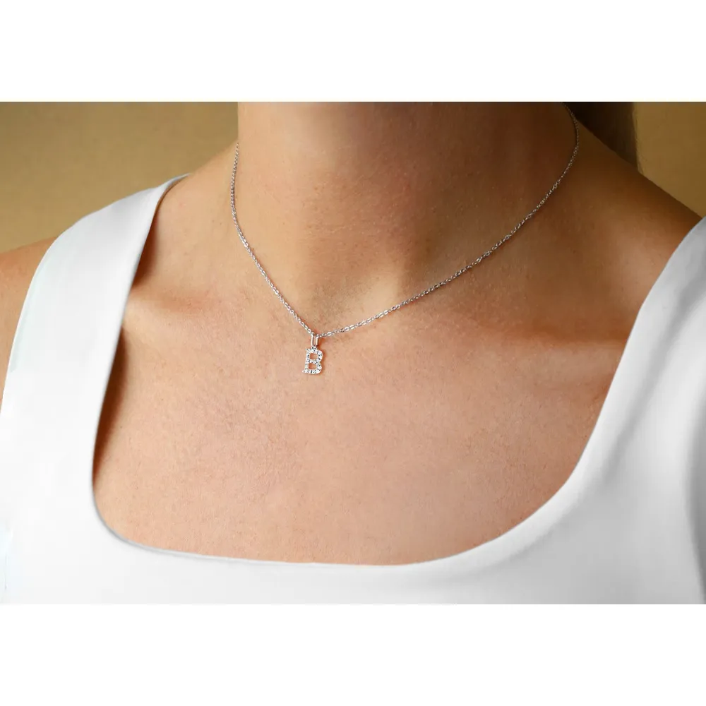 Love Letters B Necklace