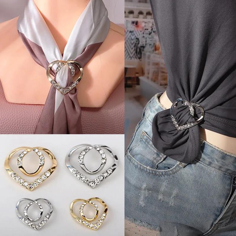 Love Scarf Buckle Geometric Flower Designer Clothing Corner