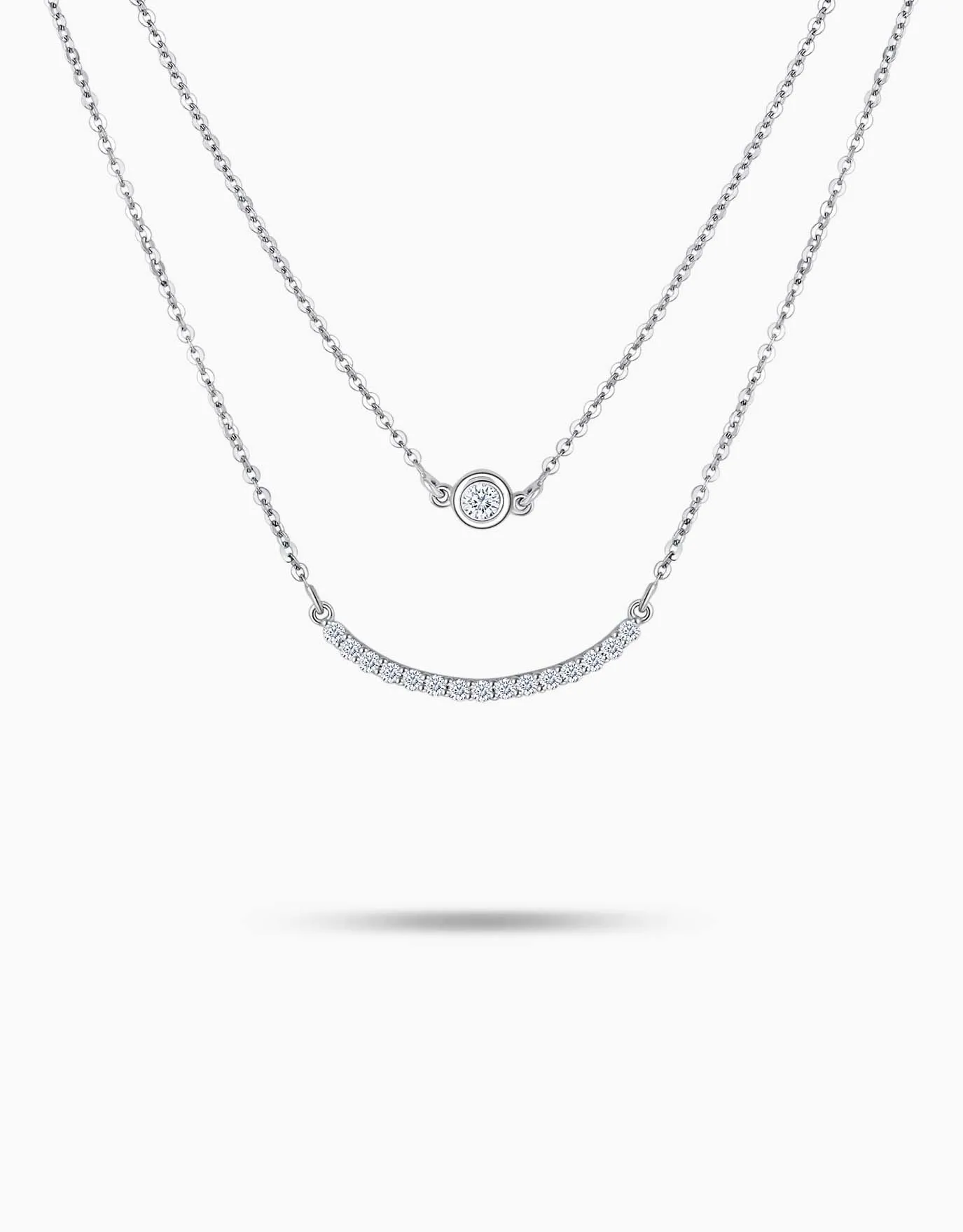 LVC Eterno Elegance Circlet Diamond Necklace