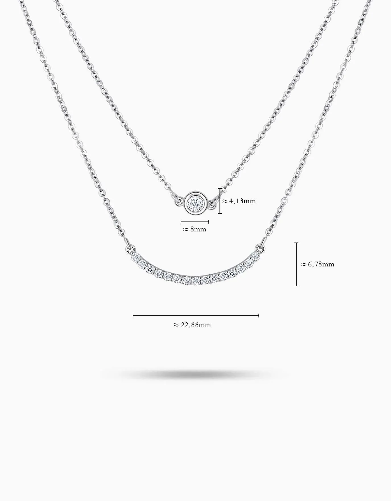 LVC Eterno Elegance Circlet Diamond Necklace