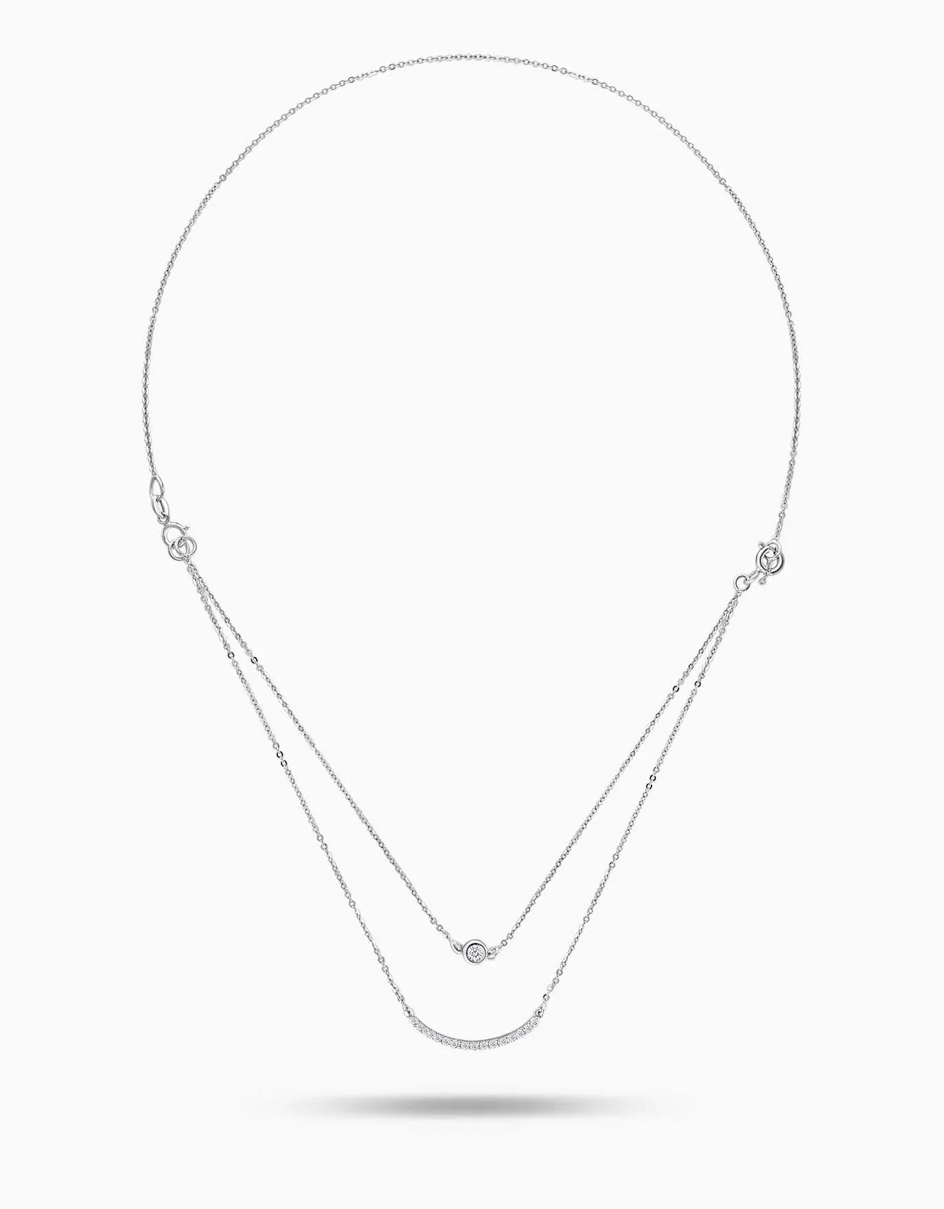 LVC Eterno Elegance Circlet Diamond Necklace