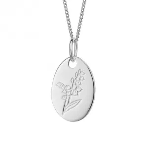 May Lily Of The Valley Birth Blooms Pendant P5119