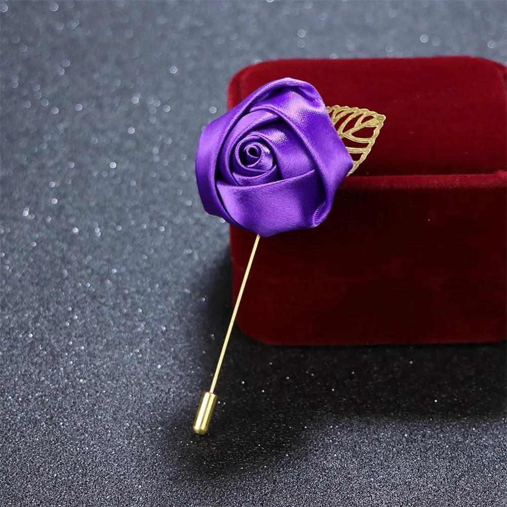 Men’s Flower Brooch