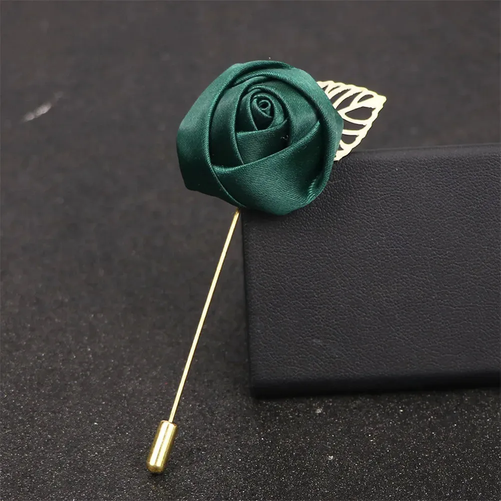 Men’s Flower Brooch