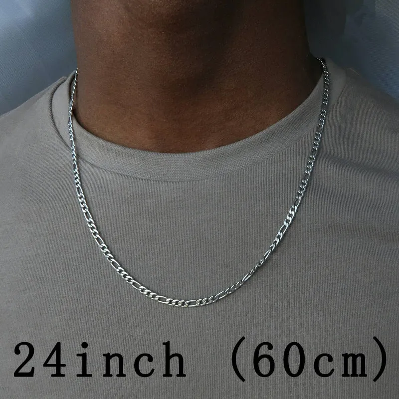 Men's Trendy Fashion All-match Golden Alloy Chain Necklace