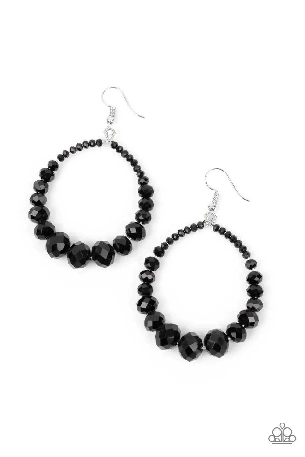 PAPARAZZI Astral Aesthetic - Black EARRINGS