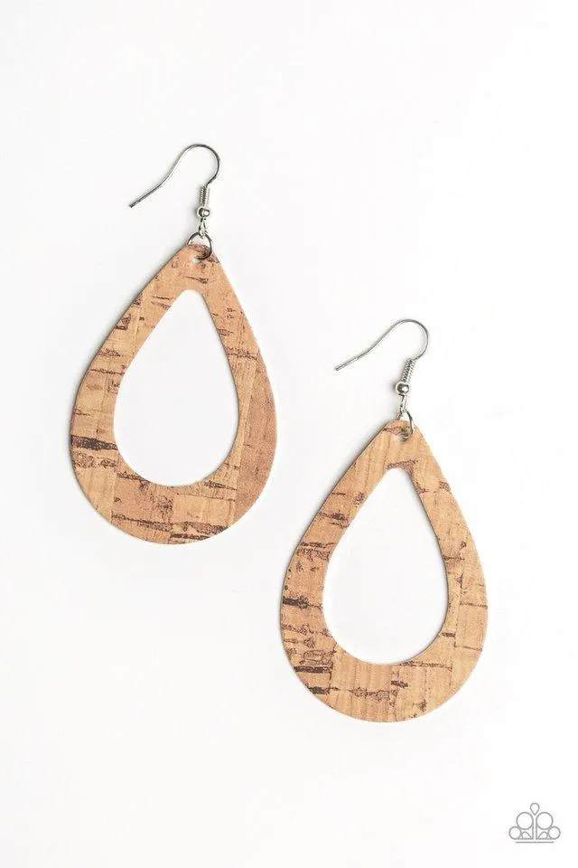 Paparazzi Earring ~ Terra Trendsetter - Brown