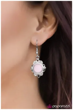 Paparazzi Earring ~ To BEAM Or Not To BEAM - Pink