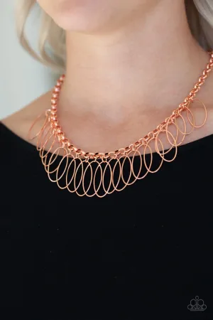 Paparazzi Fringe Finale Necklace Copper