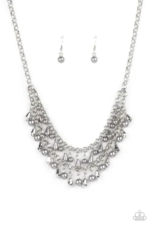 Paparazzi Necklace ~ Big Money - Silver