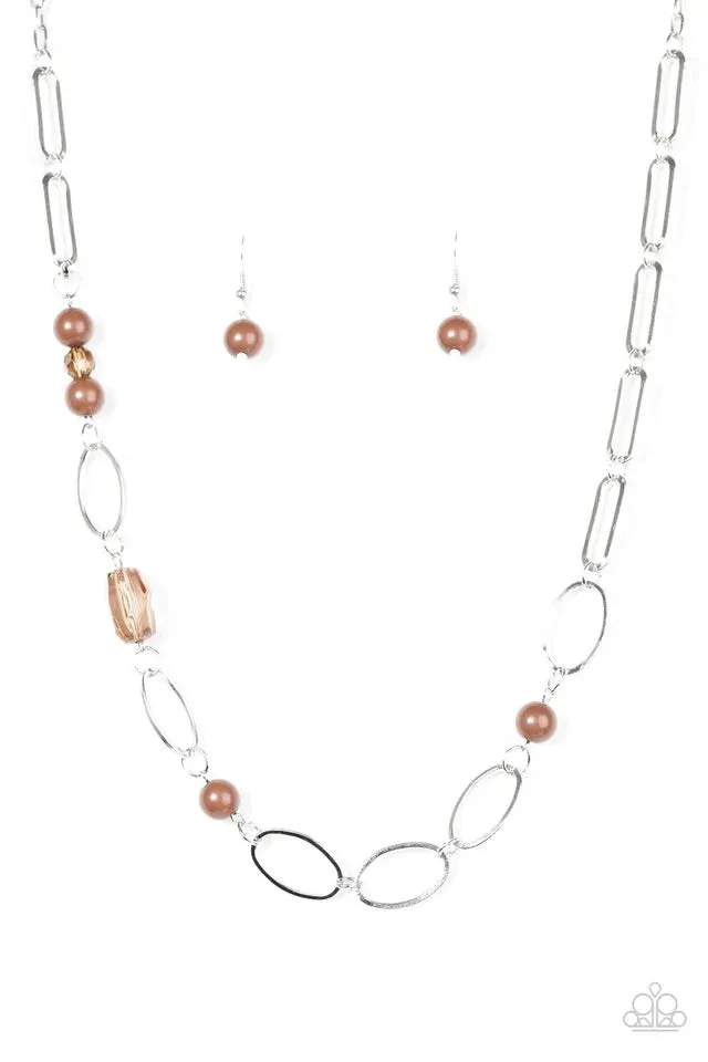 Paparazzi Necklace ~ Marvelously Modern - Brown