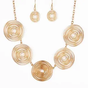 Paparazzi Necklace ~ SOL-Mates - Gold