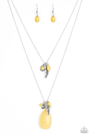 Paparazzi Necklace ~ Wildly Wonderful - Yellow