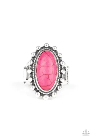 Paparazzi Ring ~ Mineral Movement - Pink