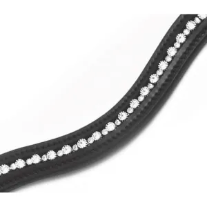 Premier Equine Bergamo Shaped Diamante Browband