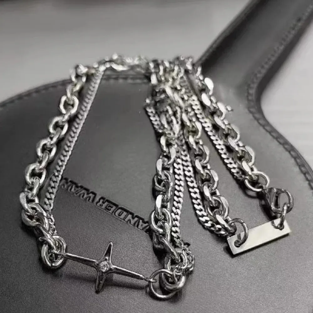 "Cross Double-Layered" Necklaces