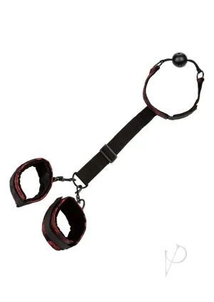 Scandal Brethable Ball Gag W/cuffs