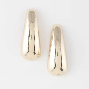 Shiny Abstract Drop Earrings