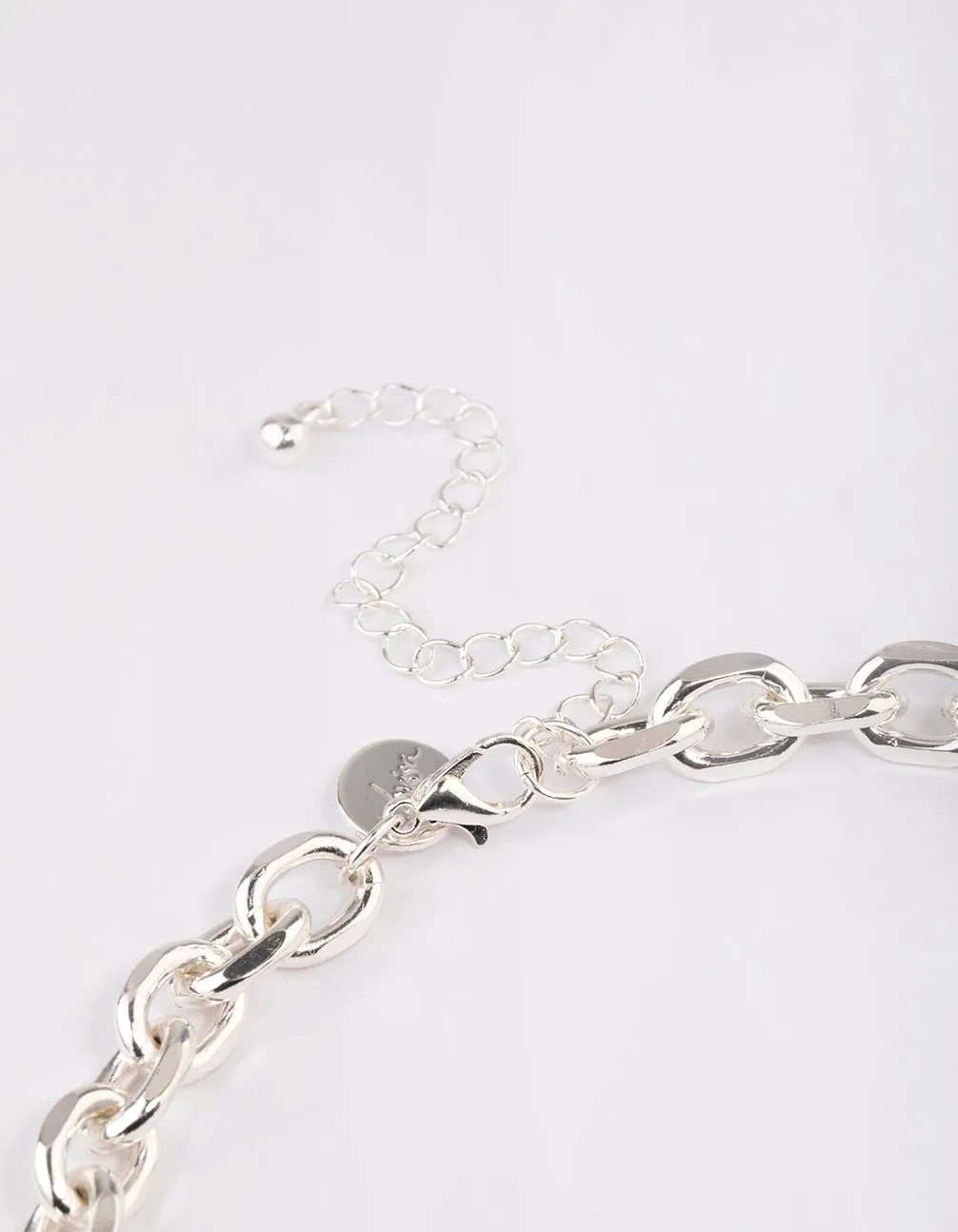 Silver Cable Chain Necklace