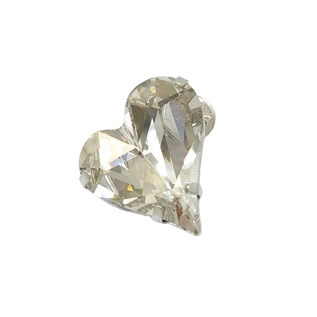 Swarovski Crystals Heart Lapel Brooch