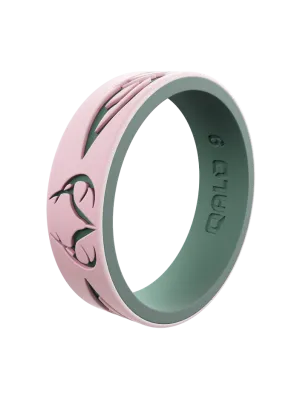 Women's Realtree Tail Feather Silicone Ring