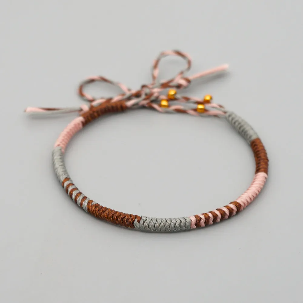 Woven Colorful Natal Rope Bracelet Handmade Jewelry